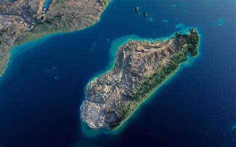 channel separating madagascar from africa